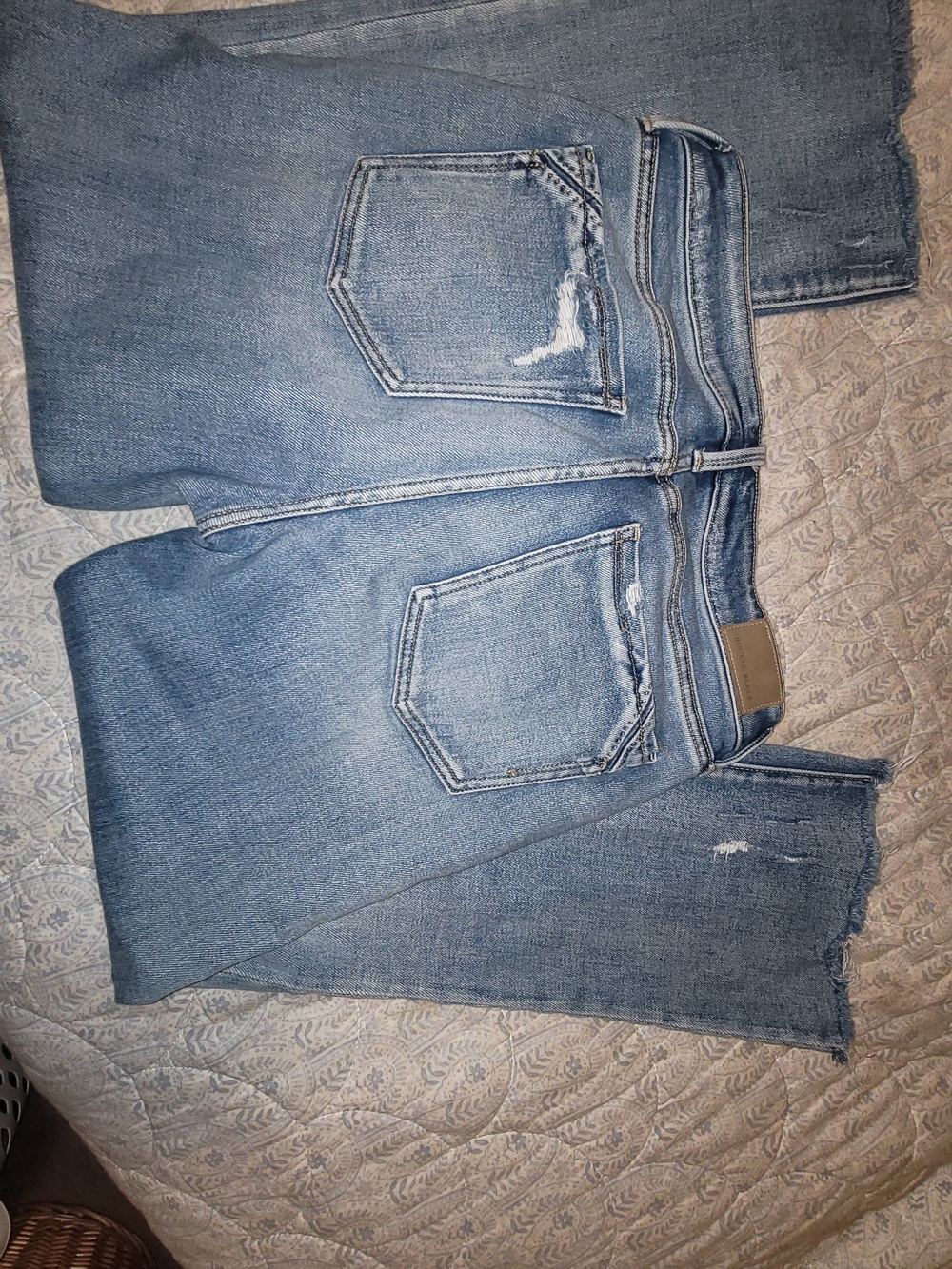 Buckle Black Cropped Jeans